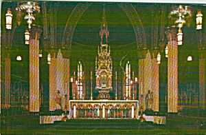 Notre Dame Campus Sacred Heart Church Bronze Altar P39493