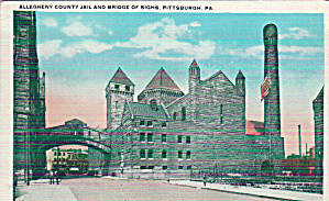 Pittsburgh PA Allegheny County Jail and Bridge of Sighs P39655 (Image1)