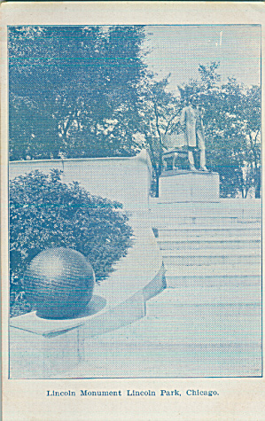 Chicago Il Lincoln Park Lincoln Monument P3971
