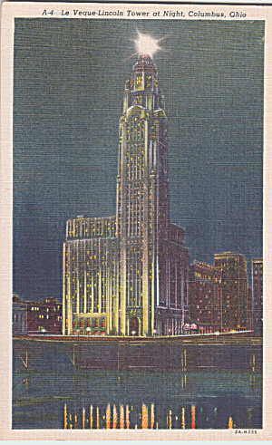 Columbus Ohio Le Veque Lincoln Tower At Night P39803