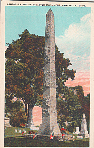 Ashtabula Ohion Ashtabula Bridge Disaster Monument p39809 (Image1)