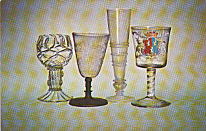 Corning New York Museum Of Glass English Glass Postcard P40413