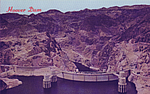 Hoover Boulder Dam Postcard P40544 (Image1)