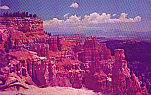 Bryce Canyon National Park Utah Aqua Point Postcard P40674
