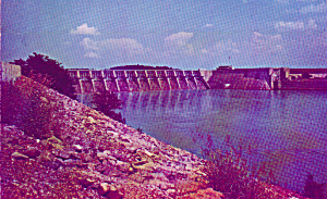 Near Knoxville Tennessee Fort Loudon Dam Postcard P40748Item Specifics: Postcard (Image1)