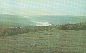 Mohawk Trail Massachusetts Deerfield Valley Morning Mist P40932