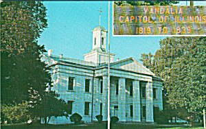 Vandalia Illinois State House 1819 To 1839 Postcard P40991