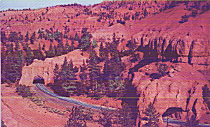 Bryce Canyon National Park Utah Highway Postcard P41103