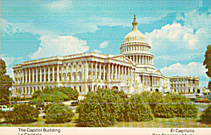 Washington Dc Us Capitol Postcard P41182