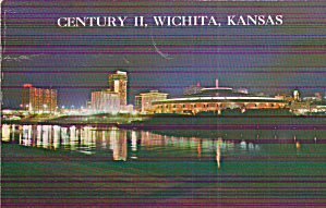 Wichita Kansas Century Ii Complex Postcard P41257