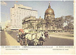 Montreal Queen Elizabeth Hotel Postcard P4151