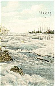 Niagara Falls Rapids Postcard P4282