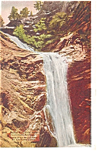 Colorado Springs Bridal Veil Falls  Postcard p5285 (Image1)