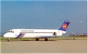 Yugoslav Airlines DC-9 Postcard p6061 (Image1)