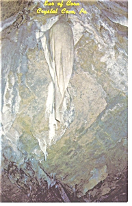 Crystal Cave Pa Ear Of Corn Postcard P6756