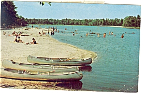Bel Haven Lake New Jersey  Postcard p7172 (Image1)