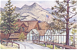 Boulder CO Flagstaff House Restaurant Postcard p7720 (Image1)
