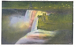 Niagara Falls by Illumination Postcard p8379 (Image1)