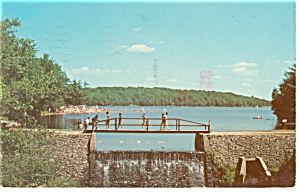Promised Land State Park Poconos PA Postcard p8567 (Image1)