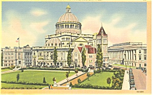 Boston Ma Christian Science Church Postcard P9176