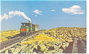 Mt Washington NH Cog Railway Postcard p9421 (Image1)