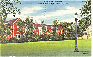 Grove City Pa Grove City College Postcard P9609