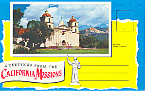 California Missions Souvenir Folder sf0289 (Image1)