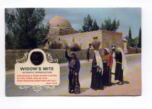 Widow S Mite Christmas Card T0128 Unusual
