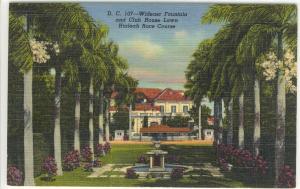 Widener Fountain Hialeah Park Miami FL Postcard w0544 (Image1)