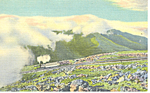 Cog Railway Mt Washington Nh Postcard W0849