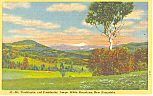 Mt Washington NH  Postcard w0850 (Image1)