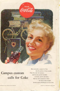 Coca Cola Ad X0213 Oct 1953