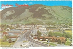 Jackson WY Aerial View  Postcard cs0670 1987