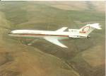 Royal Air Moroc 727 in Flight postcard cs10478