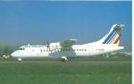 Click here to enlarge image and see more about item cs10479: Air France ATR-42-300 F-GEGE postcard cs10479