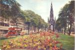 Edinburgh Scotland Princess Street Gardens postcard cs10571