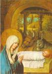 Click to view larger image of German Postcard Nativity Scene from old Painting cs11319 (Image1)