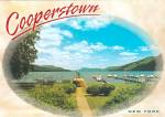 Cooperstown New York On tsego Lake Postcard CS12825