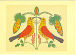 Double Bird Distelfink Intercourse PA  Postcard cs2081