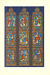 Chancel Window Bryn Athyn Church PA Postcard cs2108
