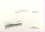 Rowboat Fogbound Maine cs3444