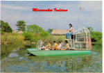 Click here to enlarge image and see more about item cs6375: Tiger s Airboat Rides  Miccosukee Indian Village FL cs6375