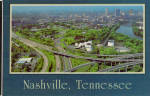 Click here to enlarge image and see more about item cs6808: Intersection of I 24 I 65 and I 40 Nashville Postcard cs6808