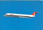 Swissair DC-9-51 In Flight Jetliner cs9887