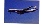 Kuwait Airways 747 Postcard jan3157