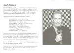 Click to view larger image of Ned Jarrett NASCAR No ii Racecar Racing pit card lp0903 (Image2)