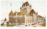Chateau Frontenac Quebec Canada Postcard p0258