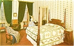 Wheatland Master Bedroom Lancaster PA Postcard p0537
