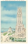 Riverside Church New York City NY Postcard p10167
