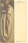 A. Durer-Ev. Paulus u. Markus Statues Postcard p10495